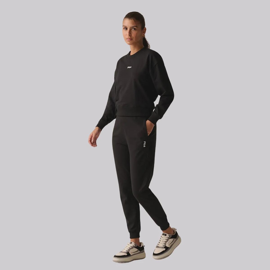 Imagem 3 do produto Blusão de Moletom Feminino Fila Comfort Classic Light sem Capuz