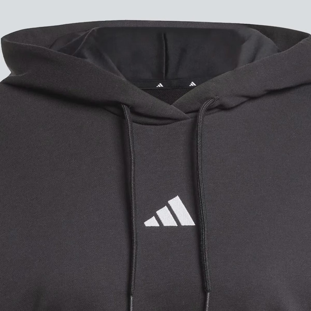 Imagem 4 do produto Moletom Cropped Feminino adidas 3 Stripes com Capuz
