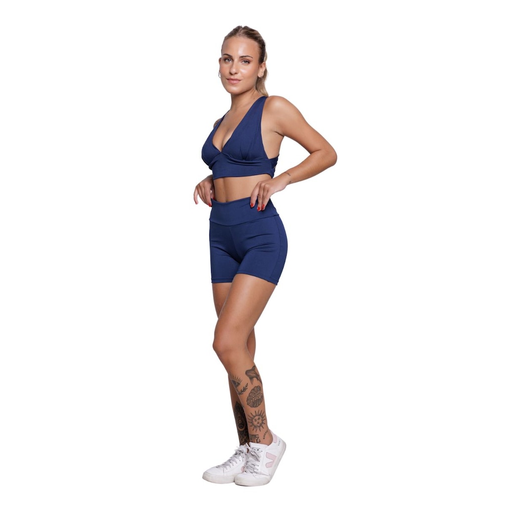 Imagem 3 do produto Conjunto Top com Bojo E Short Suplex Vekyo Feminino