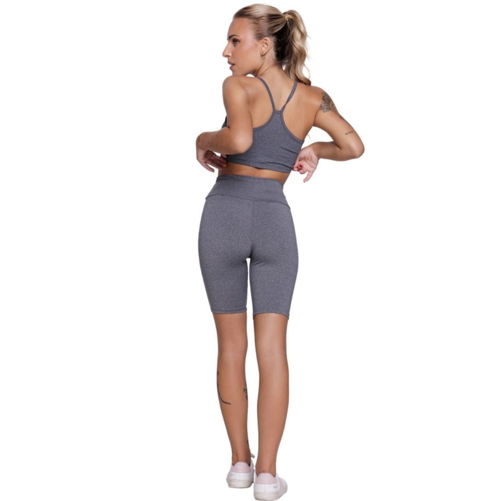 Imagem 2 do produto Conjunto Bermuda Ciclista e Top Alça Fina Vekyo Feminino