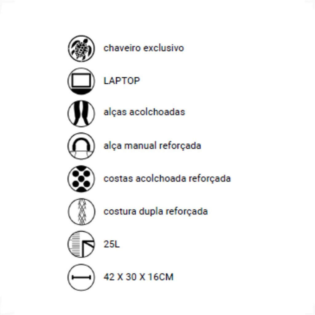 Imagem 5 do produto Mochila Unissex Mormaii 25 Litros