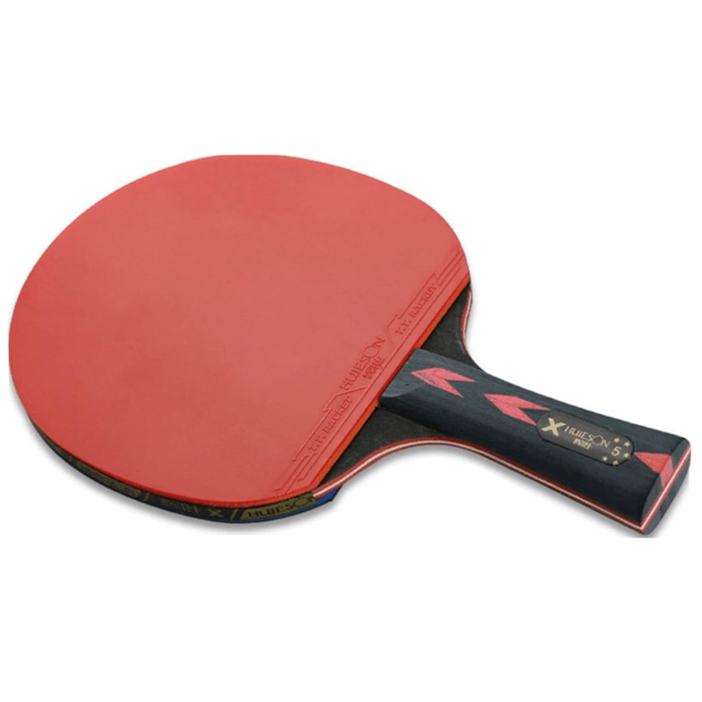 Imagem 3 do produto Kit Tênis de Mesa Hueson Carbon 2 Raq long 5 Estrelas 3 bolas