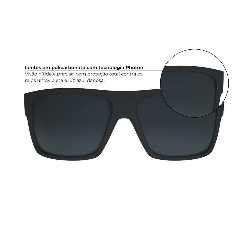 Imagem 2 do produto Óculos de sol Unissex HB Would 2.0 matte black