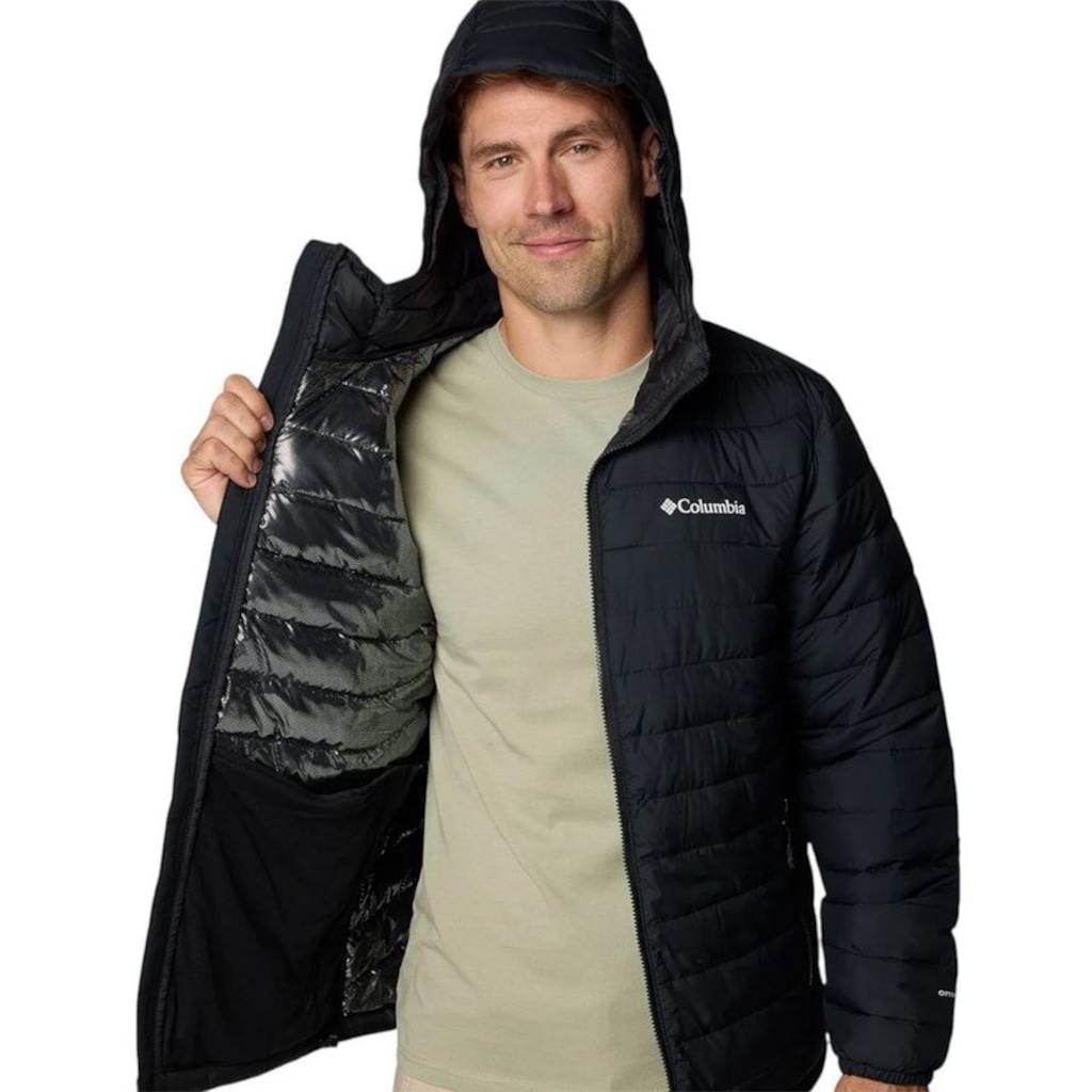 Imagem 4 do produto Jaqueta Masculina Columbia com Capuz Powder Lite II Hooded