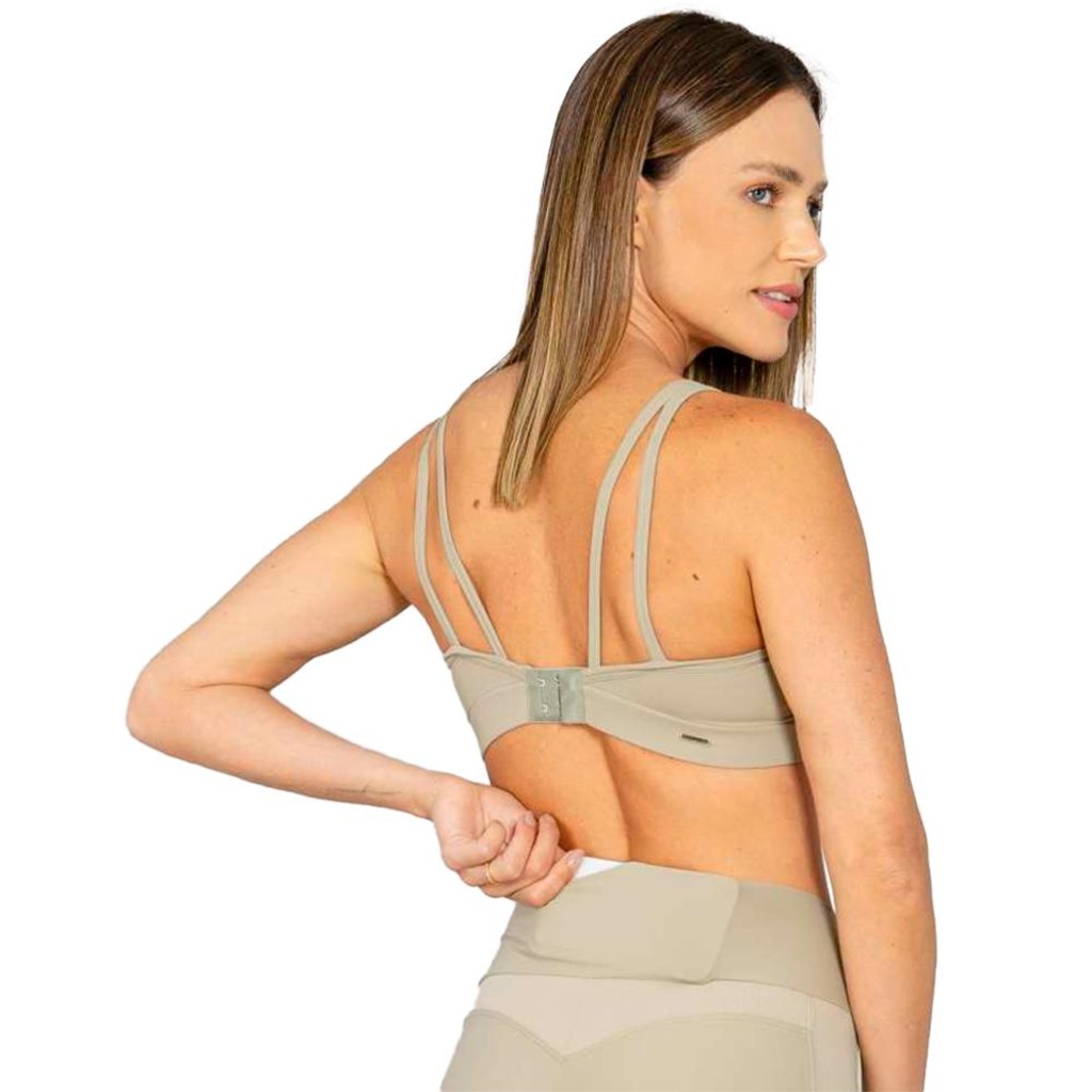 Imagem 2 do produto Top Feminino Run More Regulável Blend