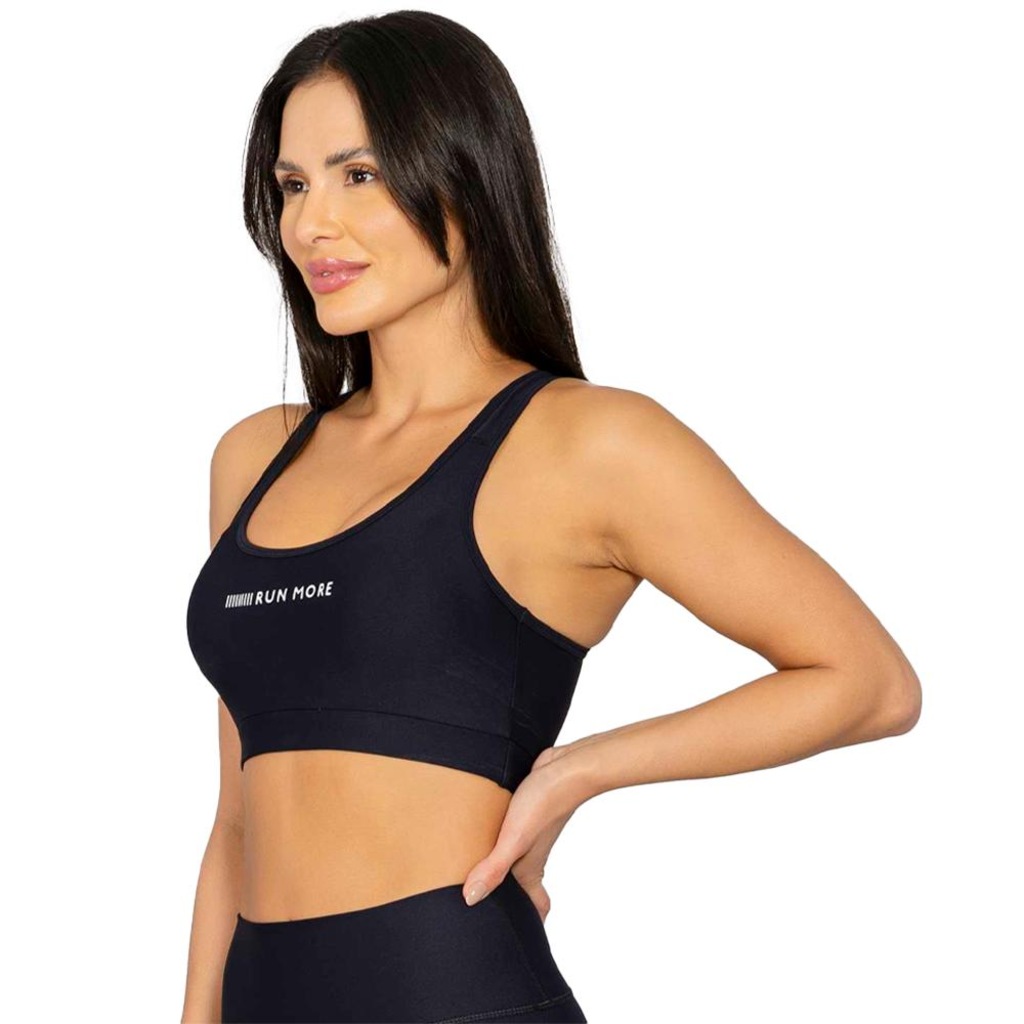Imagem 3 do produto Top Feminino Run More Blok Up Essentials