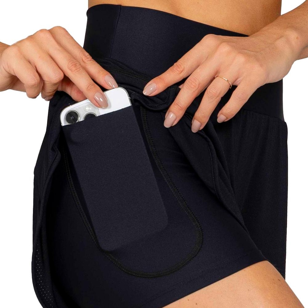Imagem 4 do produto Short Feminino Run More 2 Em 1 Pontos de Luz