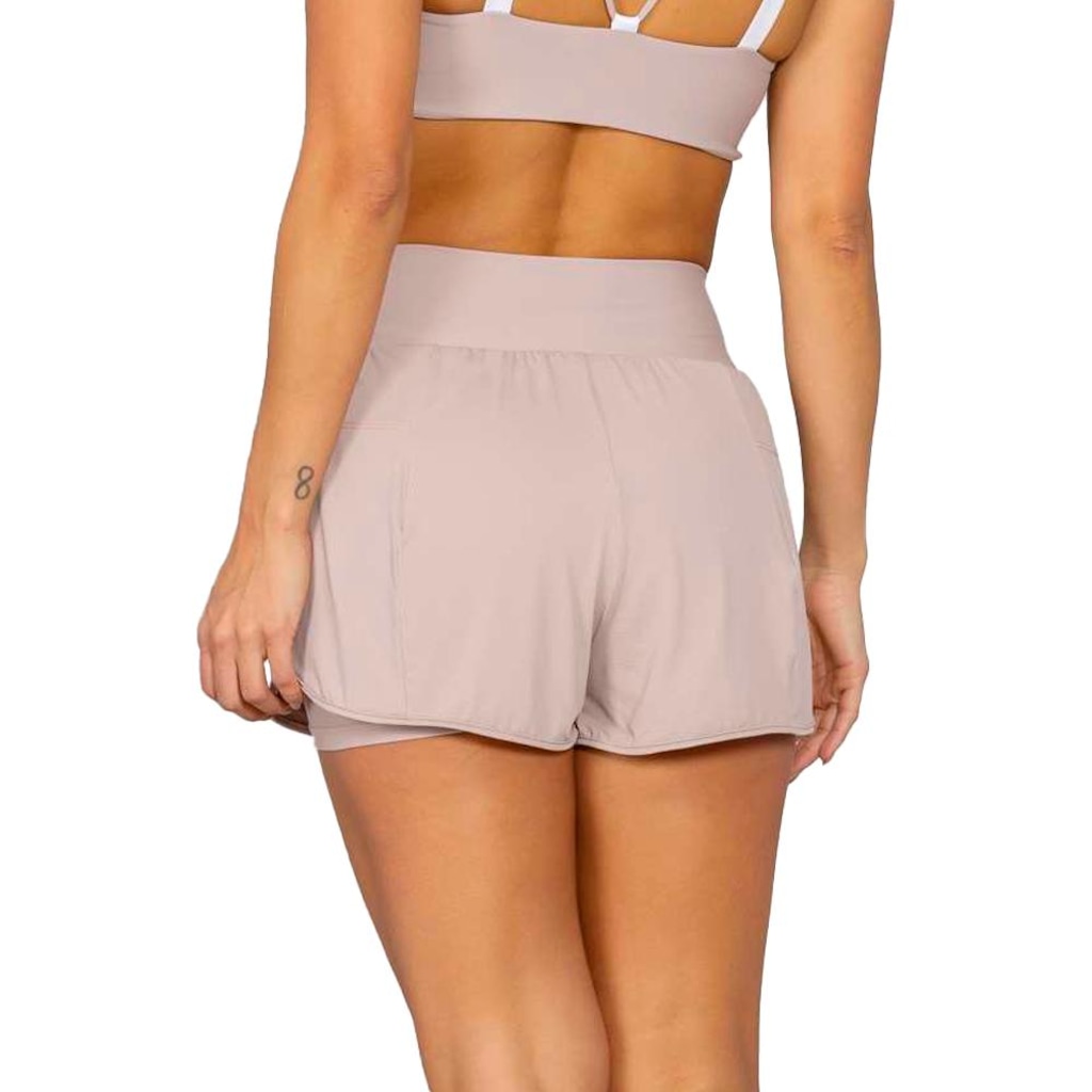Imagem 2 do produto Short Feminino Run More 2 Em 1 Pontos de Luz