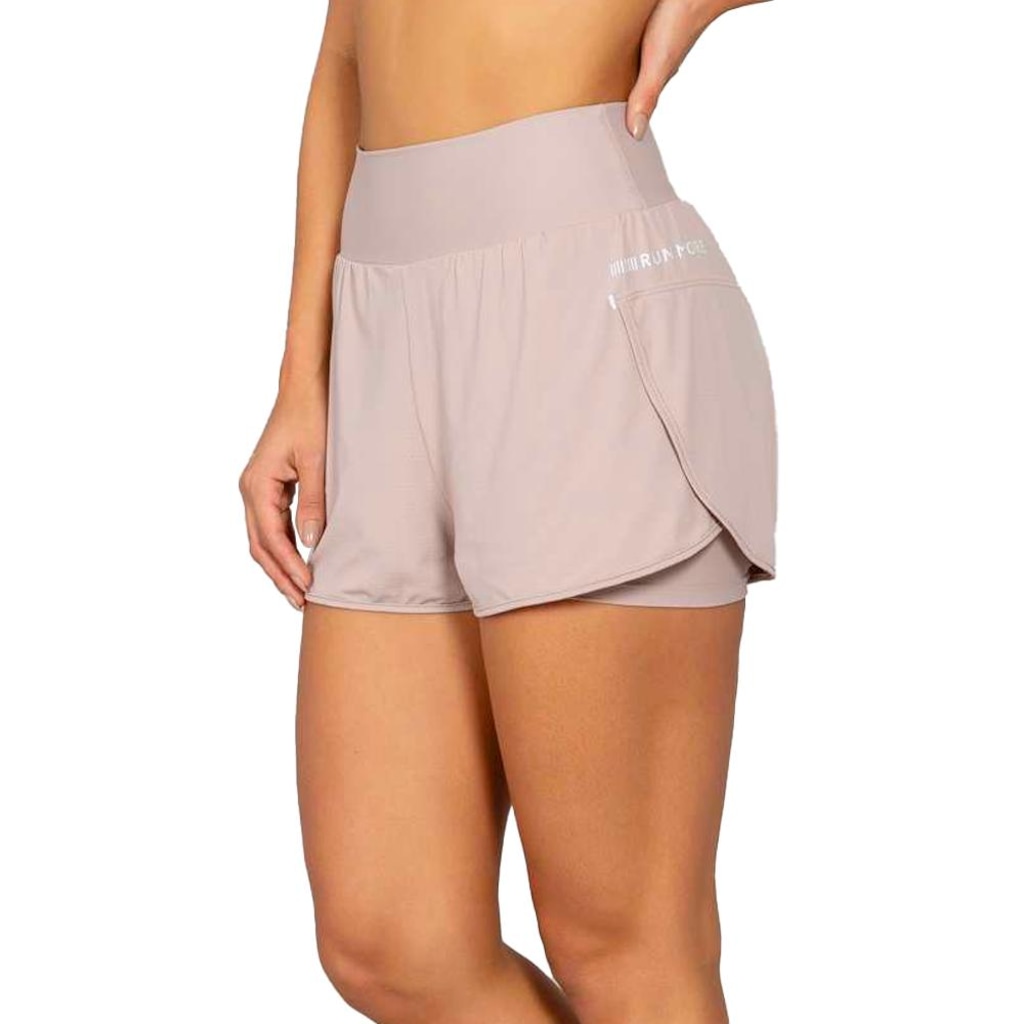 Imagem 3 do produto Short Feminino Run More 2 Em 1 Pontos de Luz