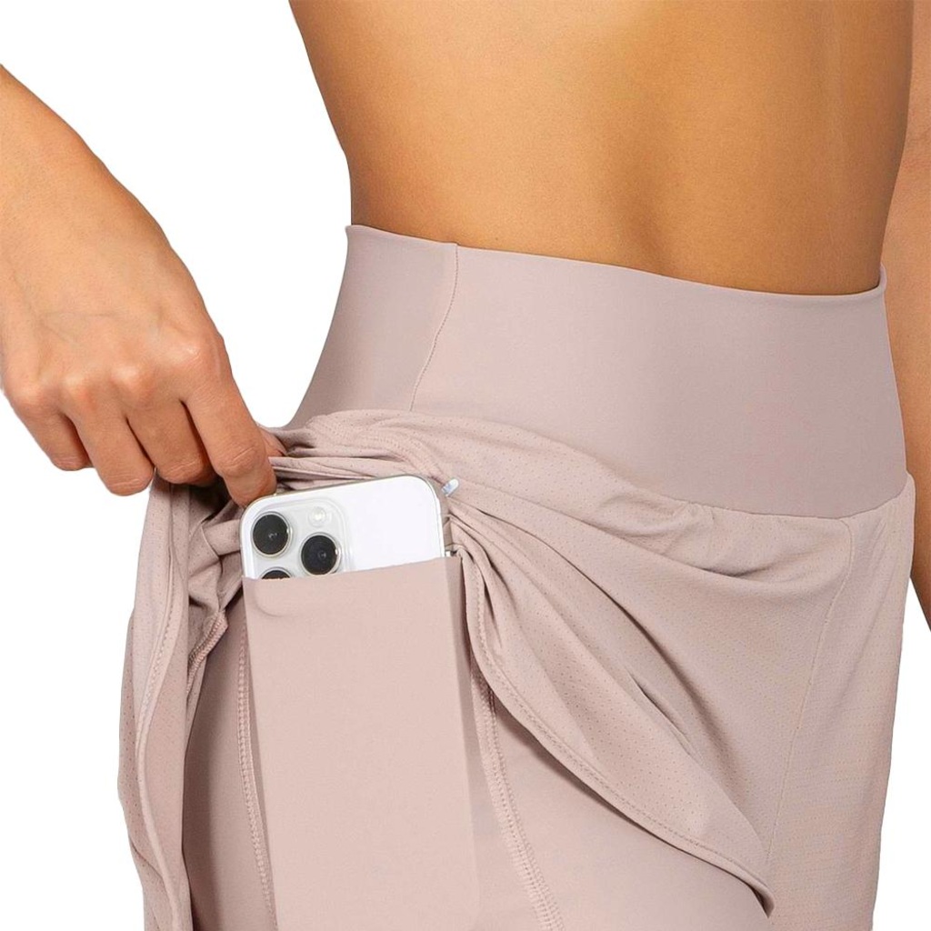 Imagem 4 do produto Short Feminino Run More 2 Em 1 Pontos de Luz