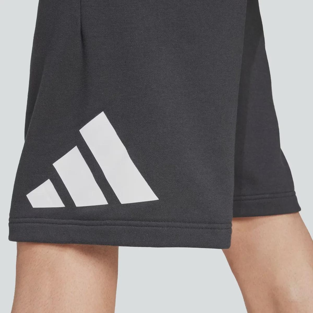 Imagem 5 do produto Bermuda Adidas MH Boss Big Logo Preta e Branca
