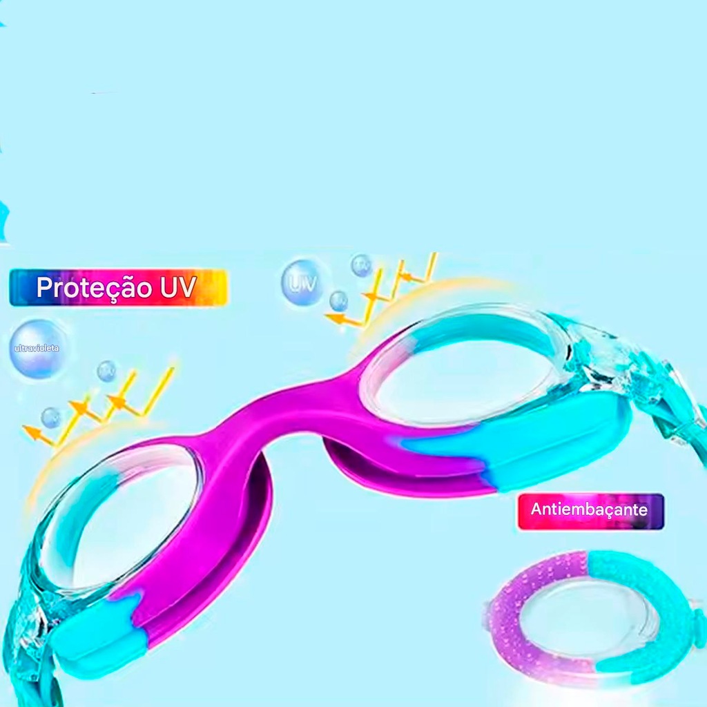 Imagem 3 do produto Óculos de Natação Gold Sports Kids Little Bubble - Adulto