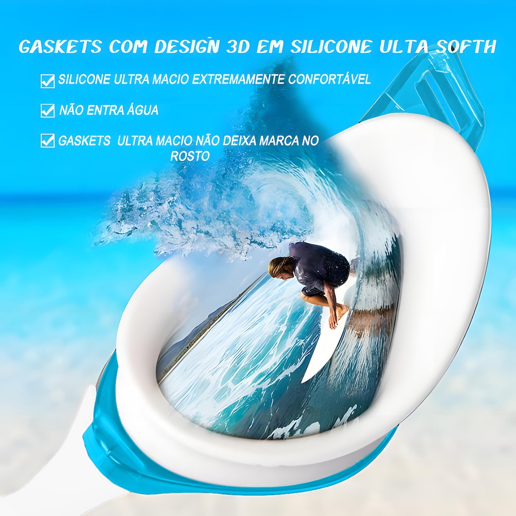 Imagem 4 do produto Óculos de Natação Gold Sports Power Performance 10.0 High Definition - Adulto