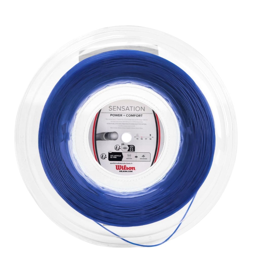 Imagem 2 do produto Corda Wilson Sensation Blue 16L 1.30mm Rolo com 200 Metros