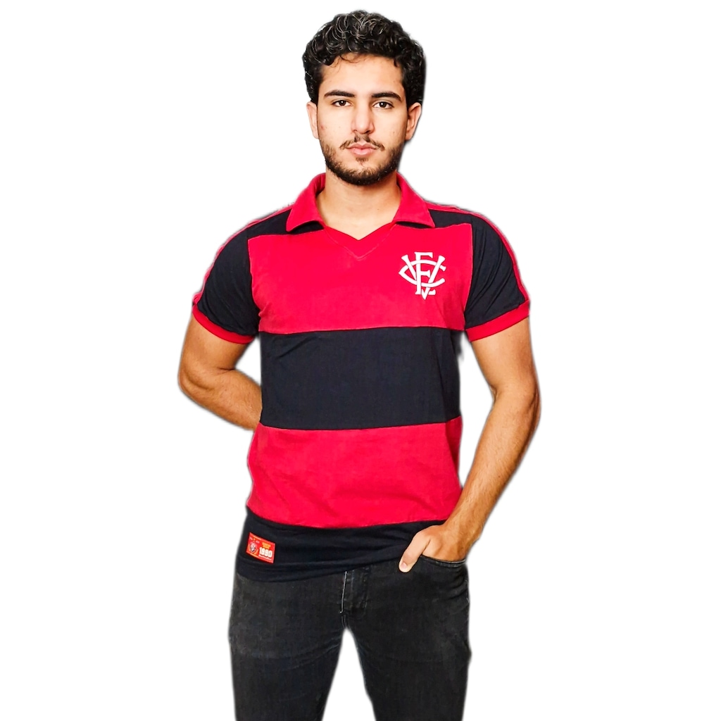 Imagem 4 do produto Camisa do Vitória Polo Retrô 1990 Retrô Mania Masculino