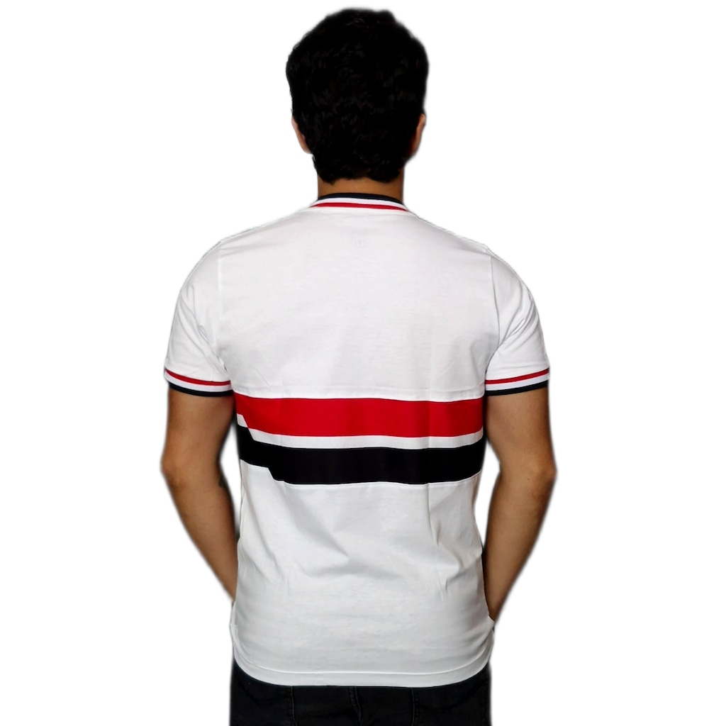 Imagem 2 do produto Camisa do São Paulo Retrô 1969 Branca Retrô Mania Masculino