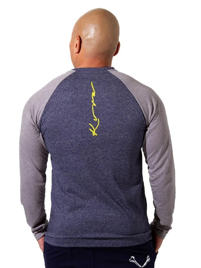Imagem 2 do produto Camiseta Manga Longa Masculina Kvra Broken Basic