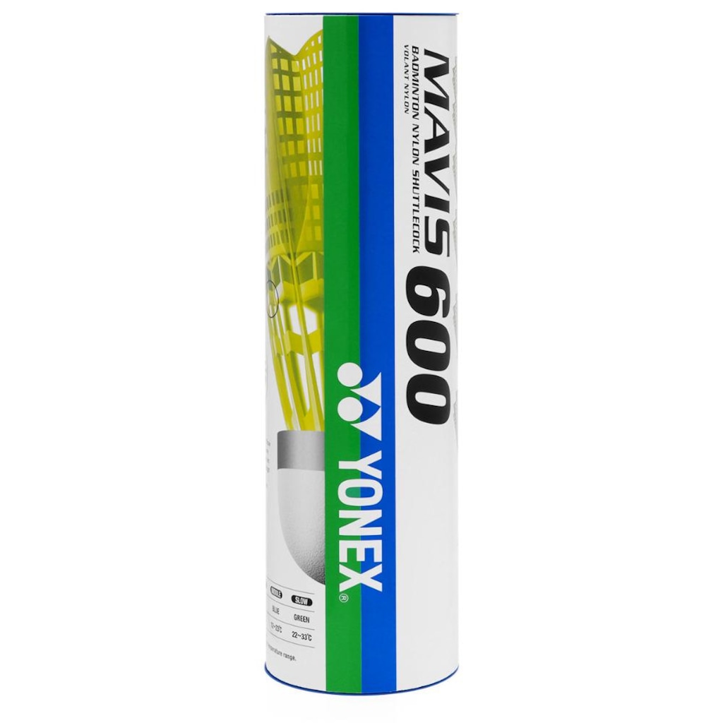 Imagem 2 do produto Peteca Yonex Mavis 600 Tubo com 6 Unidades
