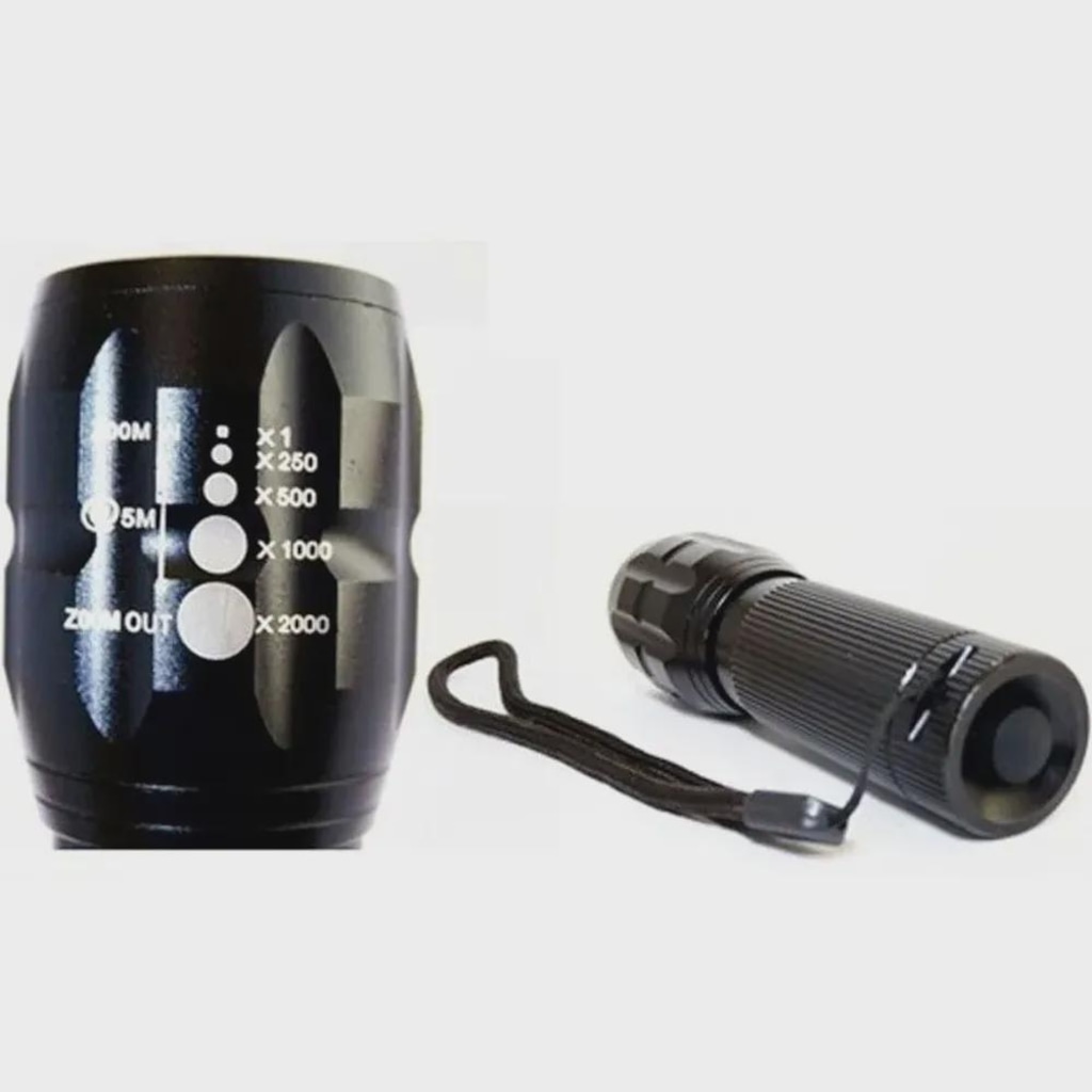 Imagem 3 do produto Lanterna Tática DK Com Zoom e Strobo