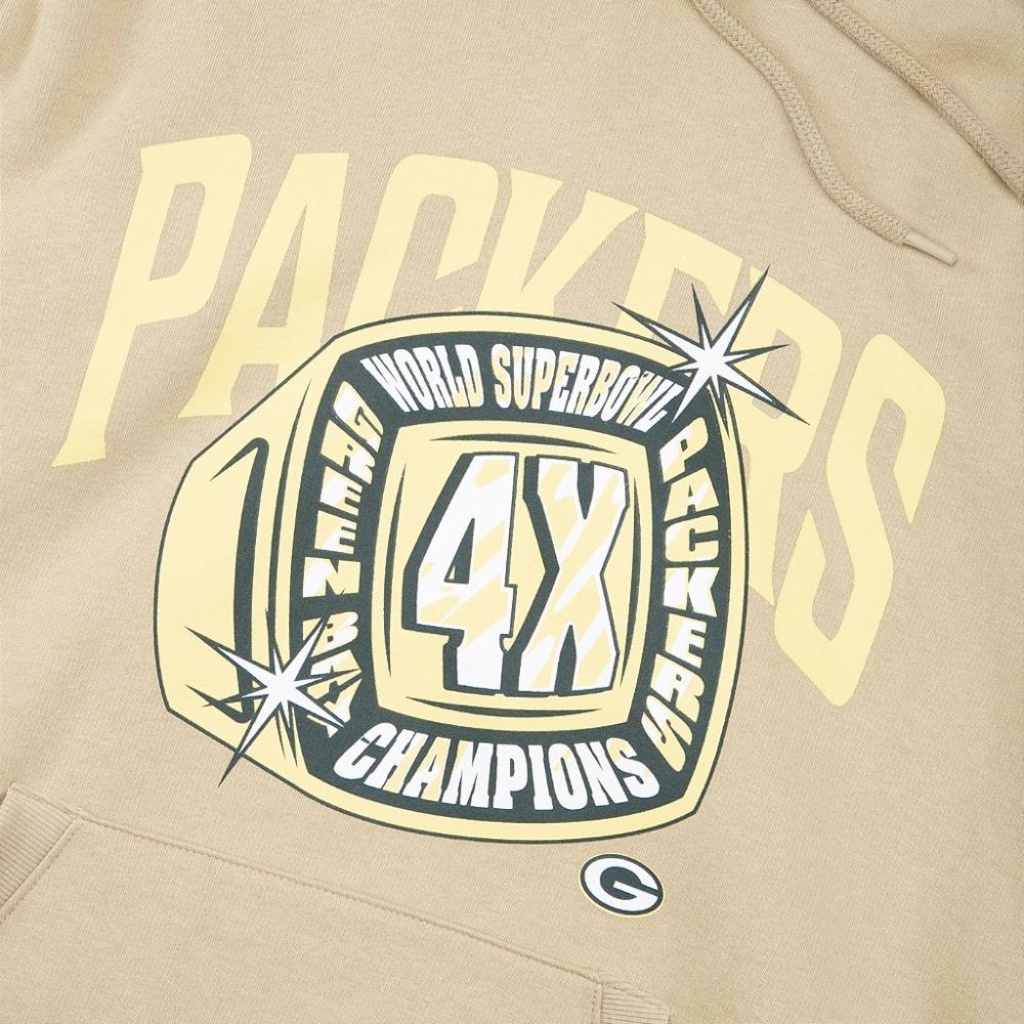 Imagem 3 do produto Blusão de Moletom Canguru Masculino New Era Green Bay Packers Core Programa