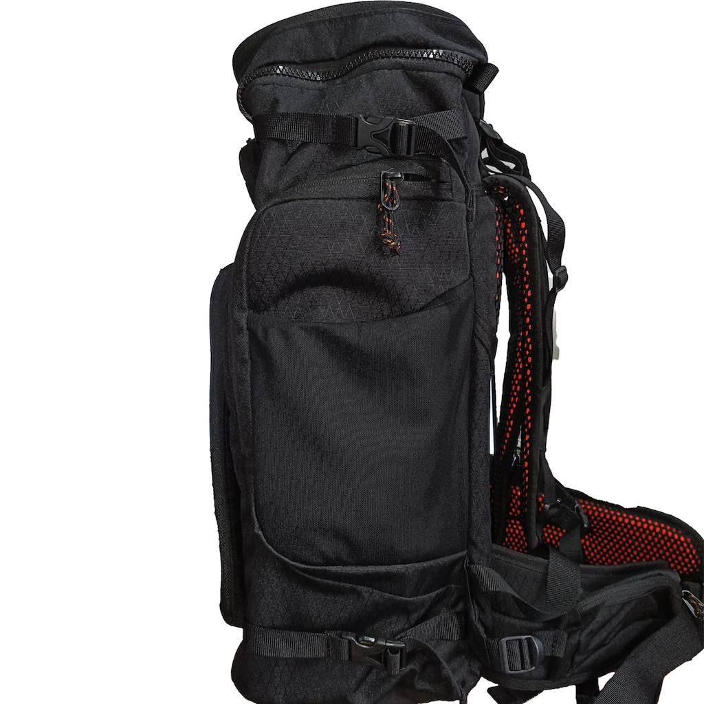 Imagem 3 do produto Mochila Unissex Rip Curl Search Mission Cordura Jet Black 45 Litros