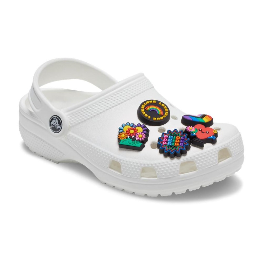 Imagem 3 do produto Jibbitz™ love is love pack com 5 peças unico - Unissex