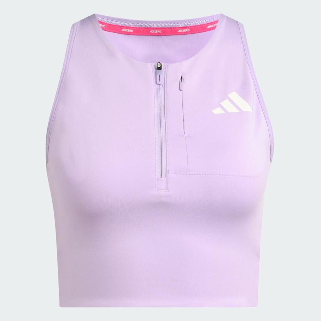Imagem 2 do produto Top Feminino adidas Adizero com bolso para gel Crop