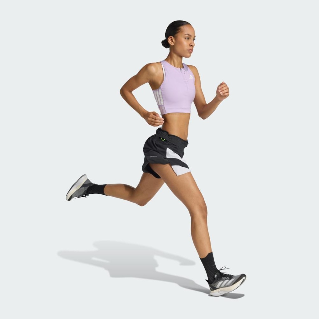 Imagem 4 do produto Top Feminino adidas Adizero com bolso para gel Crop