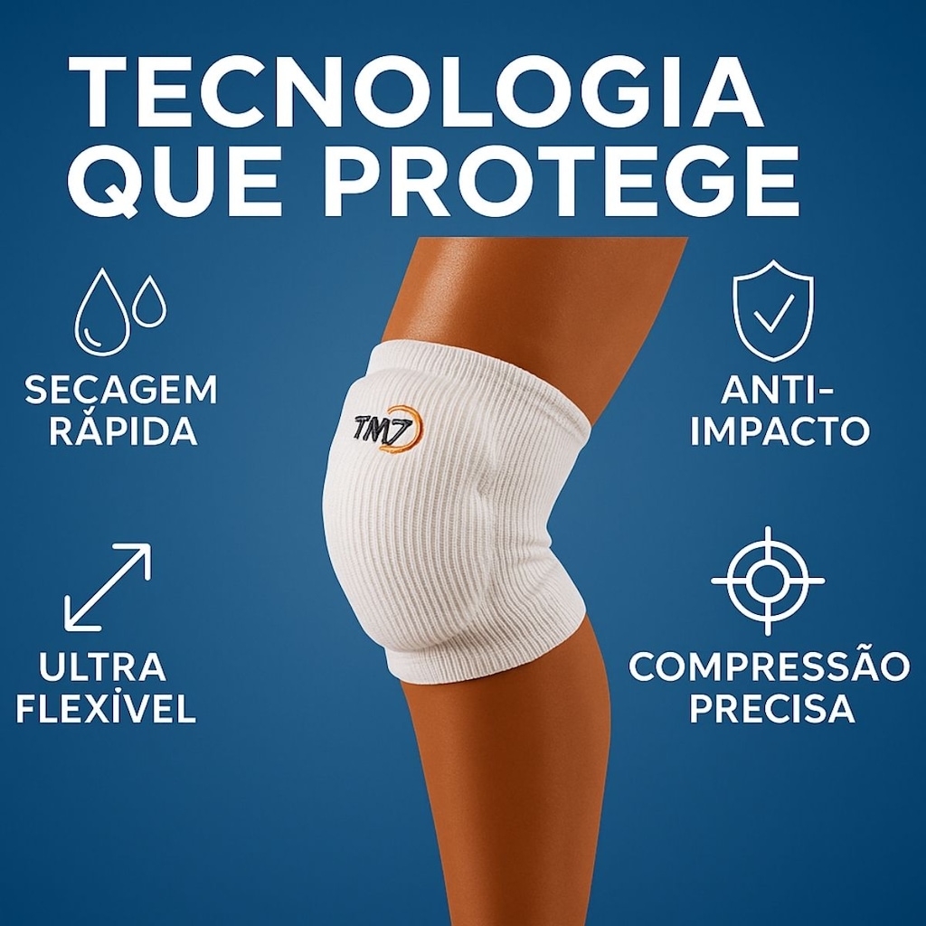 Imagem 3 do produto Joelheira de Volei TM7 Pro Light