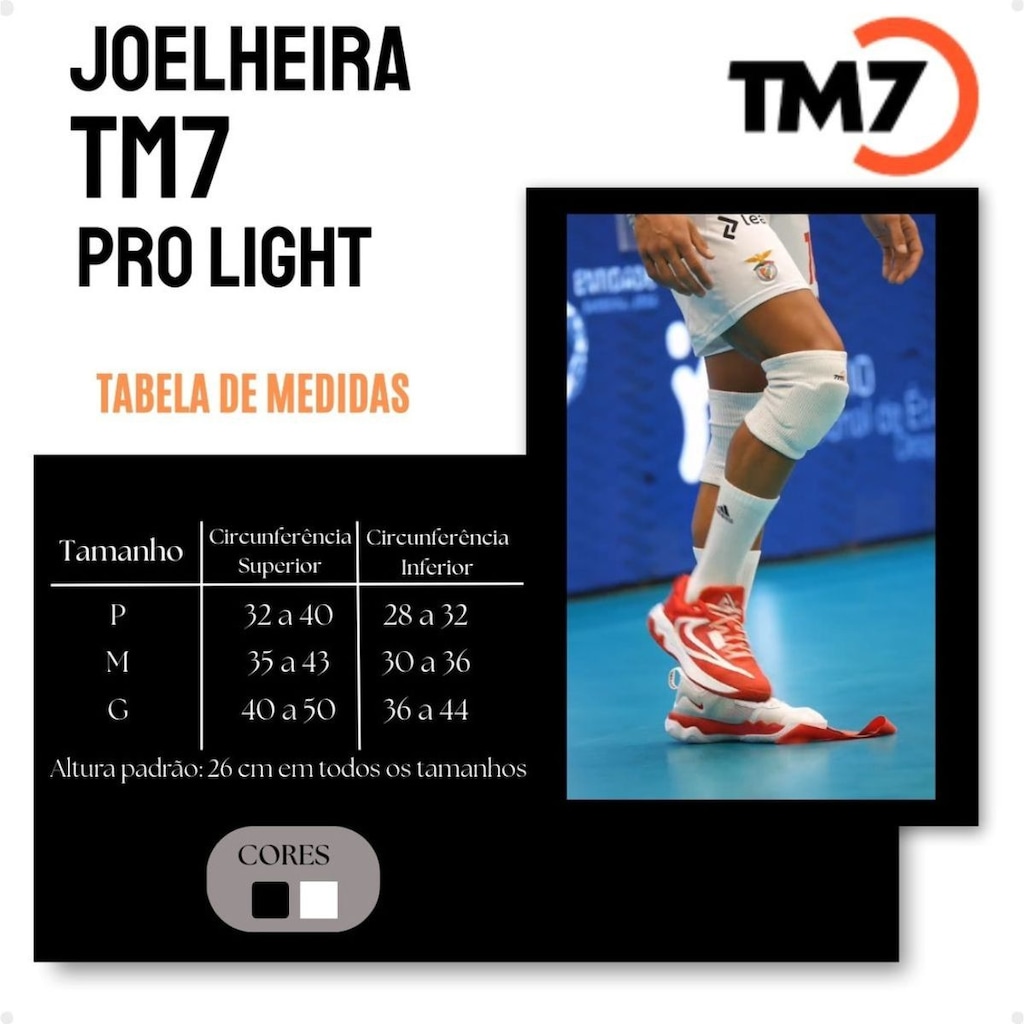 Imagem 5 do produto Joelheira de Volei TM7 Pro Light