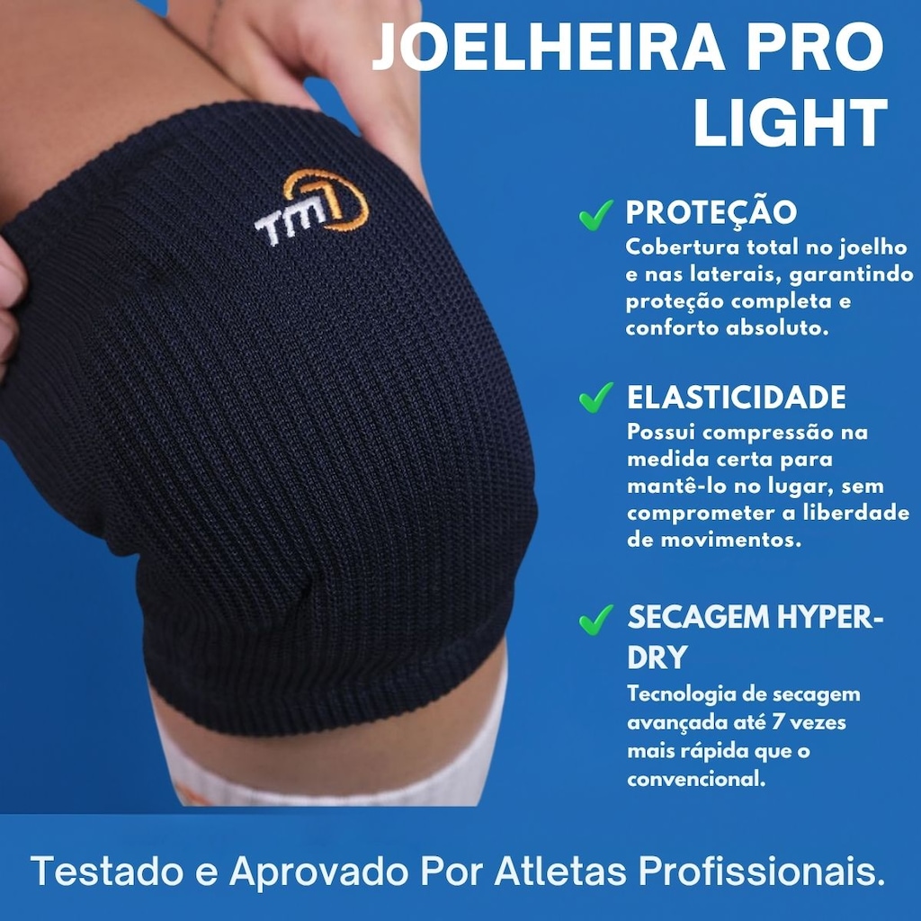 Imagem 2 do produto Joelheira de Volei TM7 Pro Light