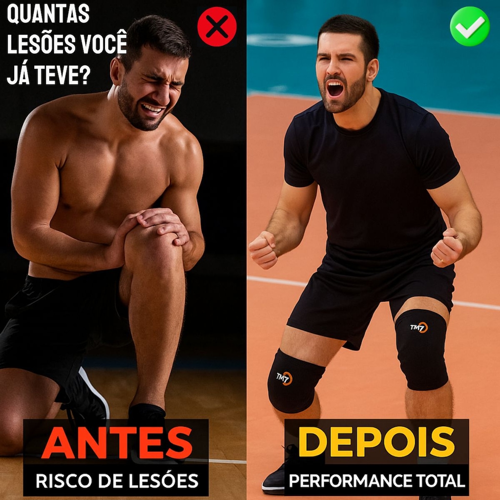Imagem 4 do produto Joelheira de Volei TM7 Pro Light