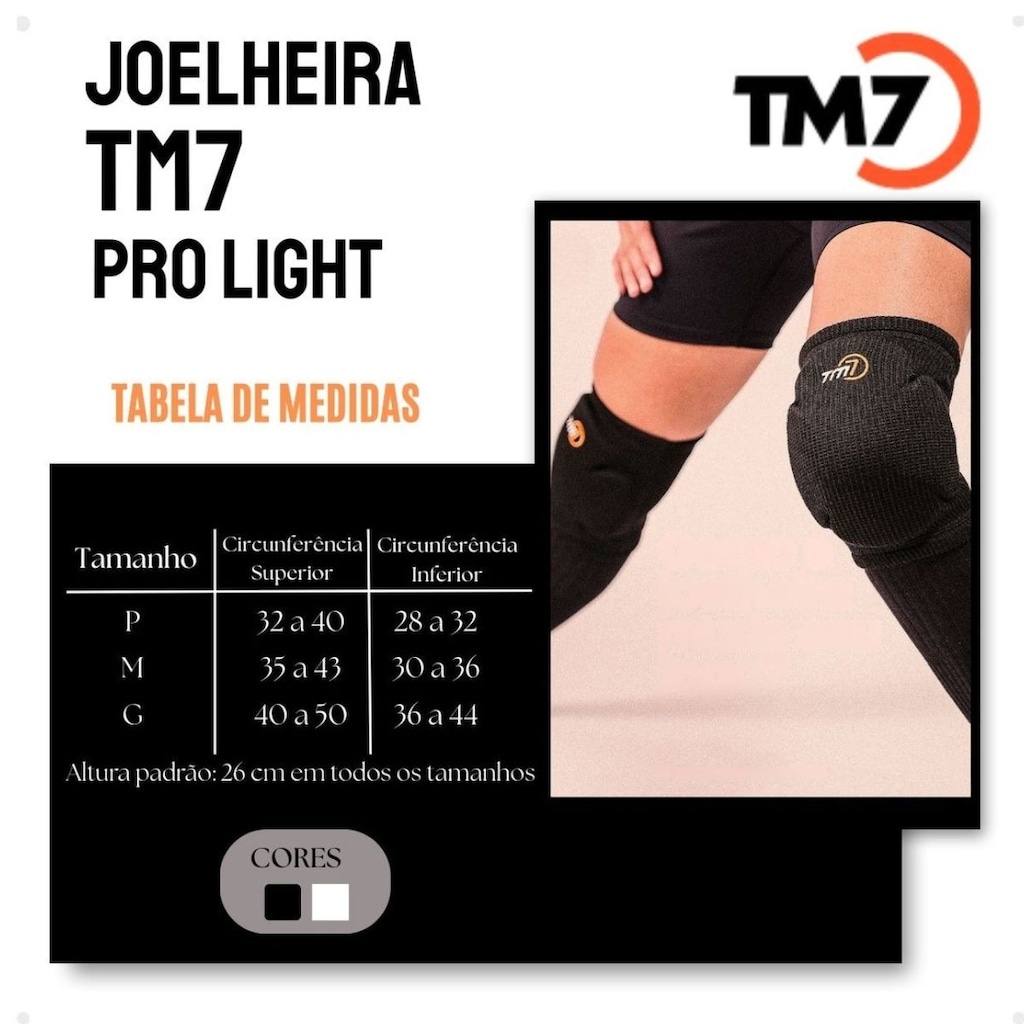 Imagem 5 do produto Joelheira de Volei TM7 Pro Light