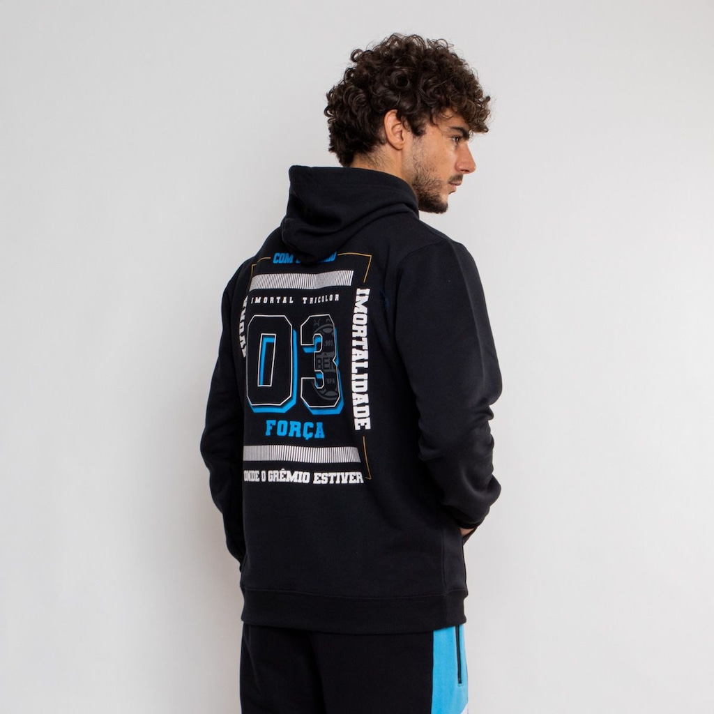 Imagem 5 do produto Blusão de Moletom Masculino Surf Center Grêmio Imortal Tricolor