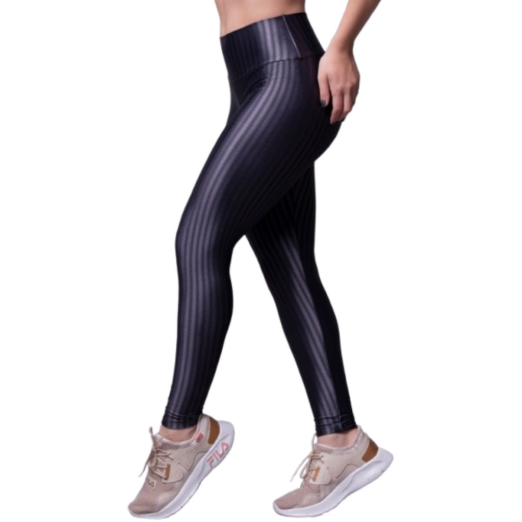 Imagem 3 do produto Calça Legging New Zig 3D Vekyo Cós Alto Feminina