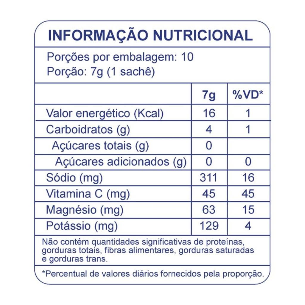 Imagem 4 do produto Hidra Eletrólitos Dobro 10x7g 10 unidades