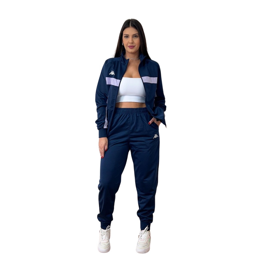 Imagem 3 do produto Agasalho Jaqueta Calça Esportivo Elanca Kappa Feminino