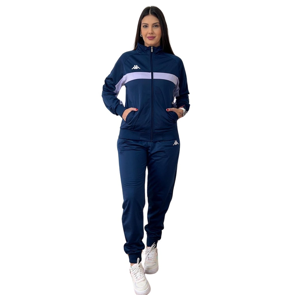 Imagem 5 do produto Agasalho Jaqueta Calça Esportivo Elanca Kappa Feminino