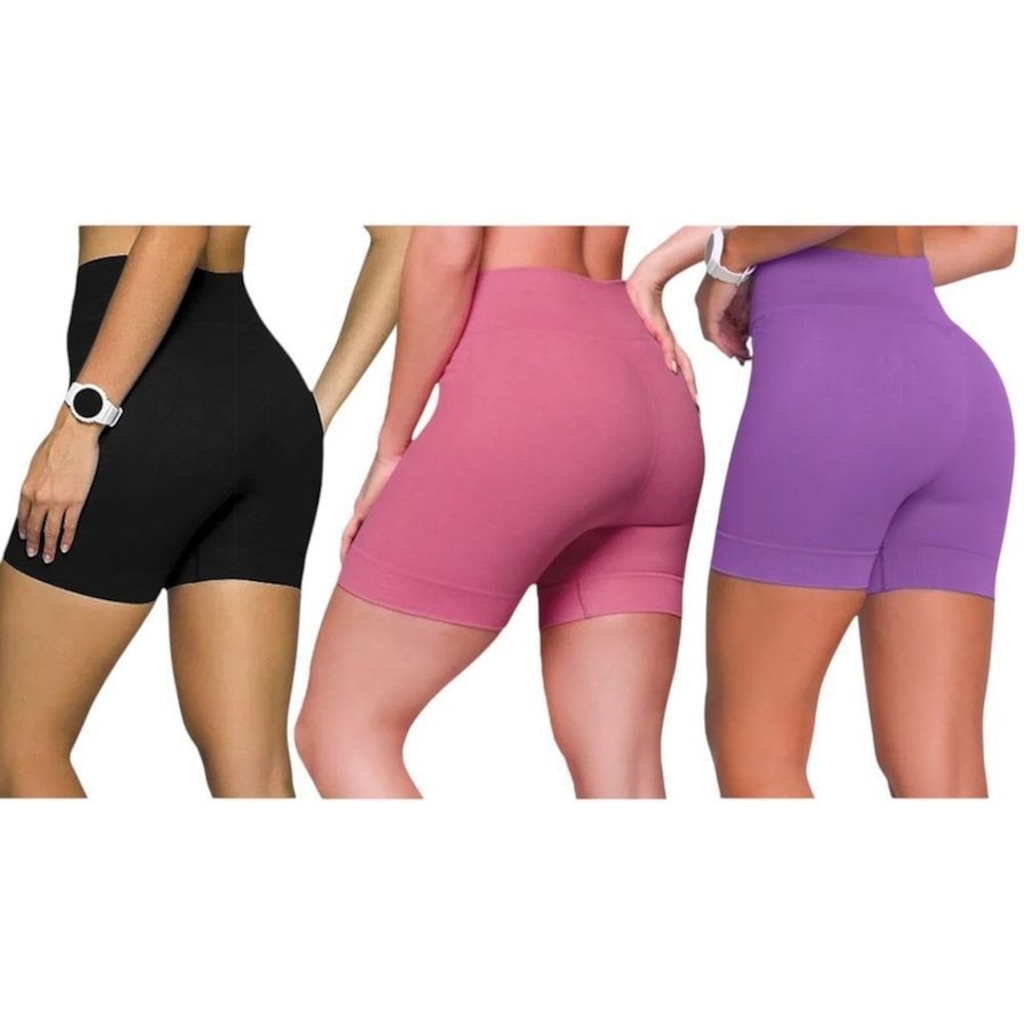 Imagem 2 do produto Shorts Selene Sem Costura - 3 Unidades - Feminino