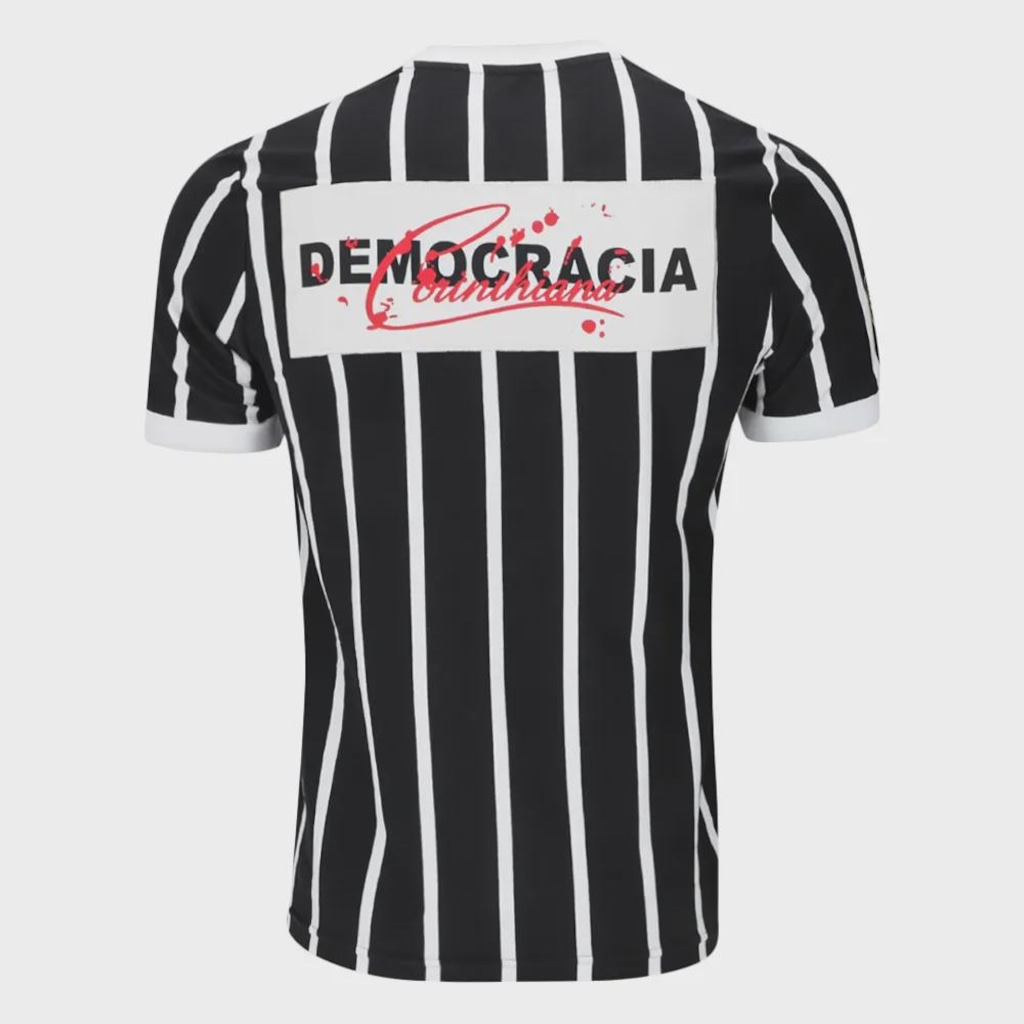 Imagem 2 do produto Camiseta Masculina Coimbra Corinthians Retrô Democracia