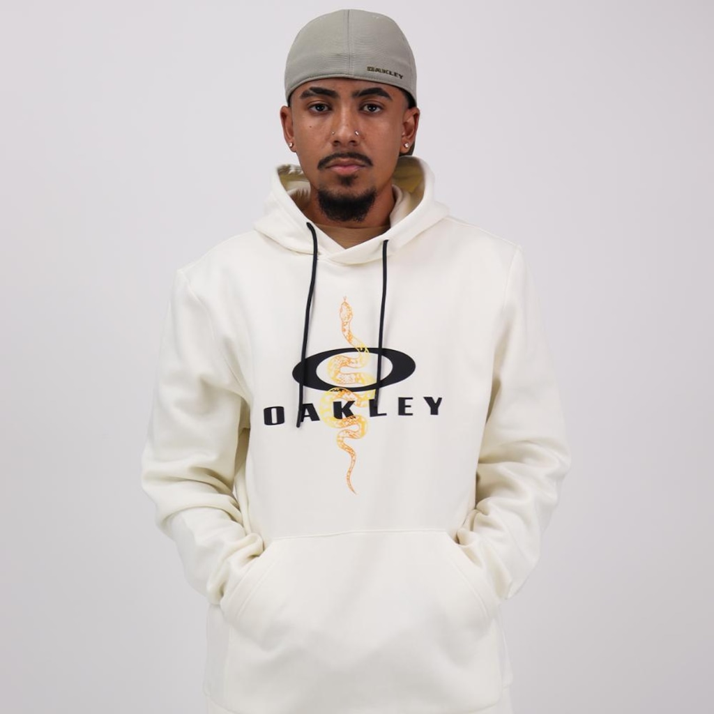 Imagem 3 do produto Blusão de Moletom Oakley Pullover Lunar New Year Snake Hoodie Masculino