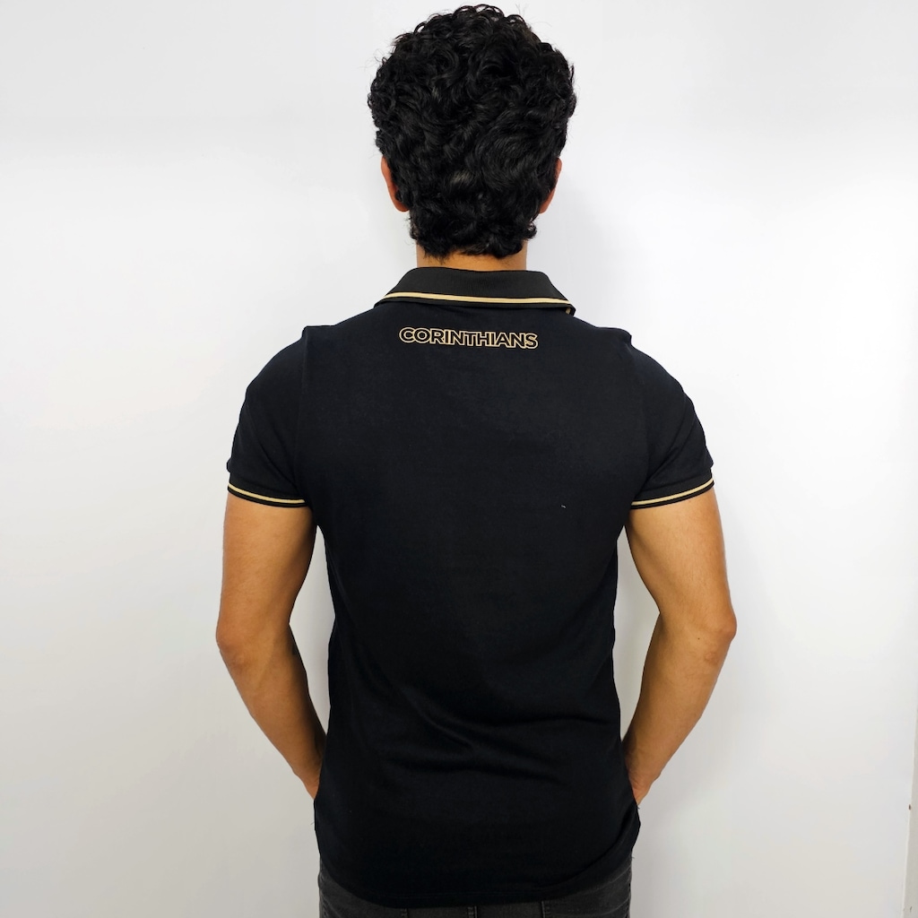 Imagem 2 do produto Camisa Corinthians Polo SCCP Gold Coimbra Masculino