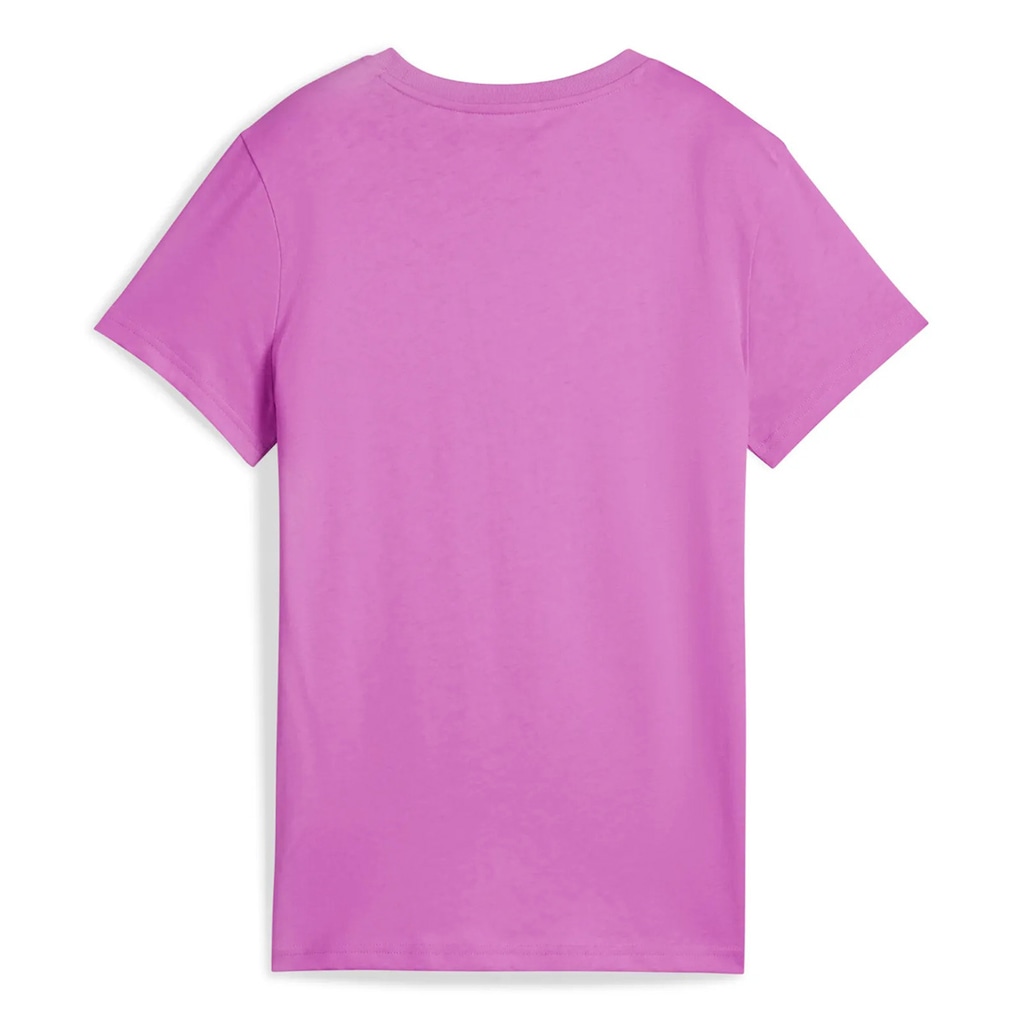 Imagem 2 do produto Camiseta Puma Essentials Logo Tee Wild Berry Feminina