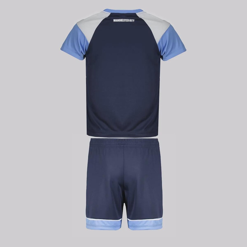Imagem 2 do produto Kit de Camisa do Manchester City + Bermuda Infantil