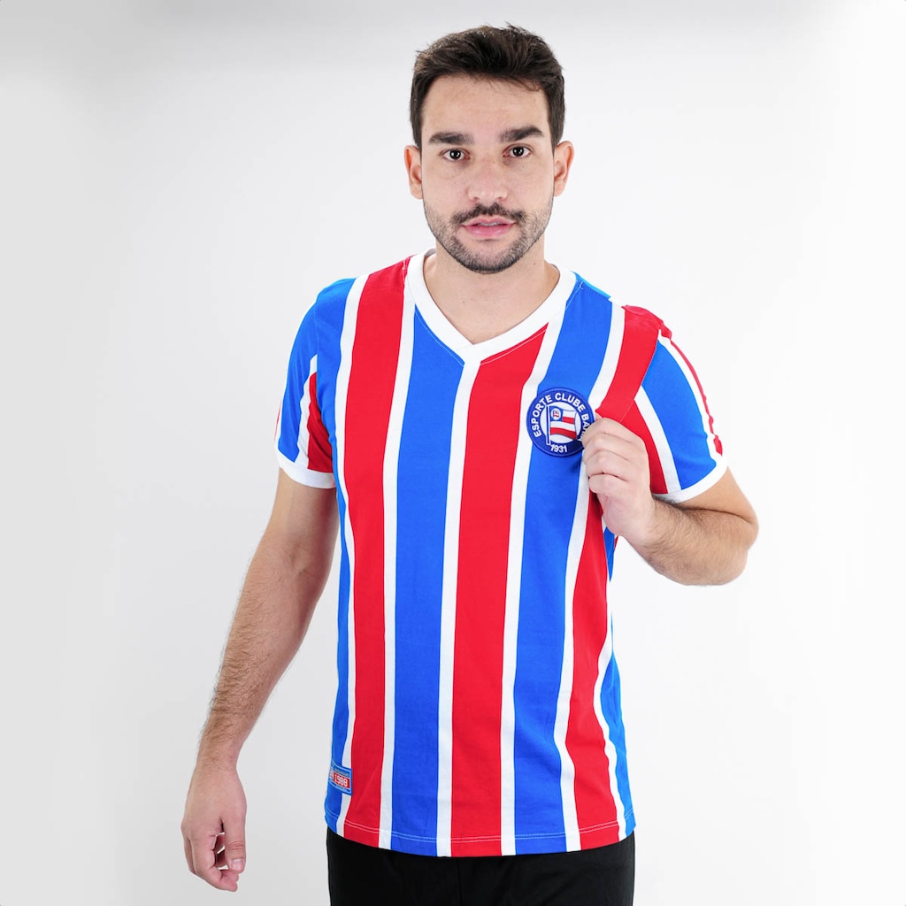 Imagem 3 do produto Camiseta do Bahia 1988 RetrôMania Listrada - Masculina