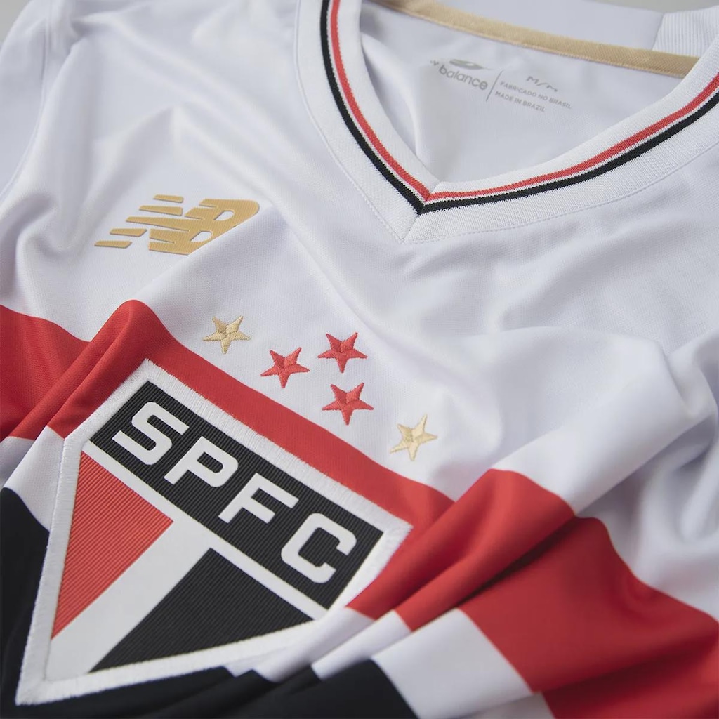 Imagem 3 do produto Camisa Manga Longa do São Paulo I 25/26 New Balance Masculina