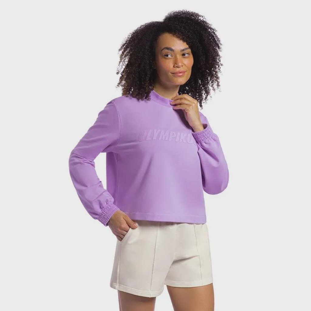 Imagem 3 do produto Blusão de Moletom Feminino Olympikus Comfy Box
