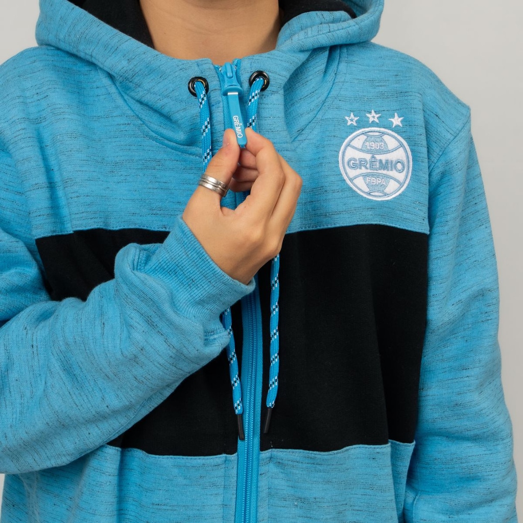 Imagem 4 do produto Blusão de Moletom Gremio Oficial Escudo Bordado Surf Center Infantil