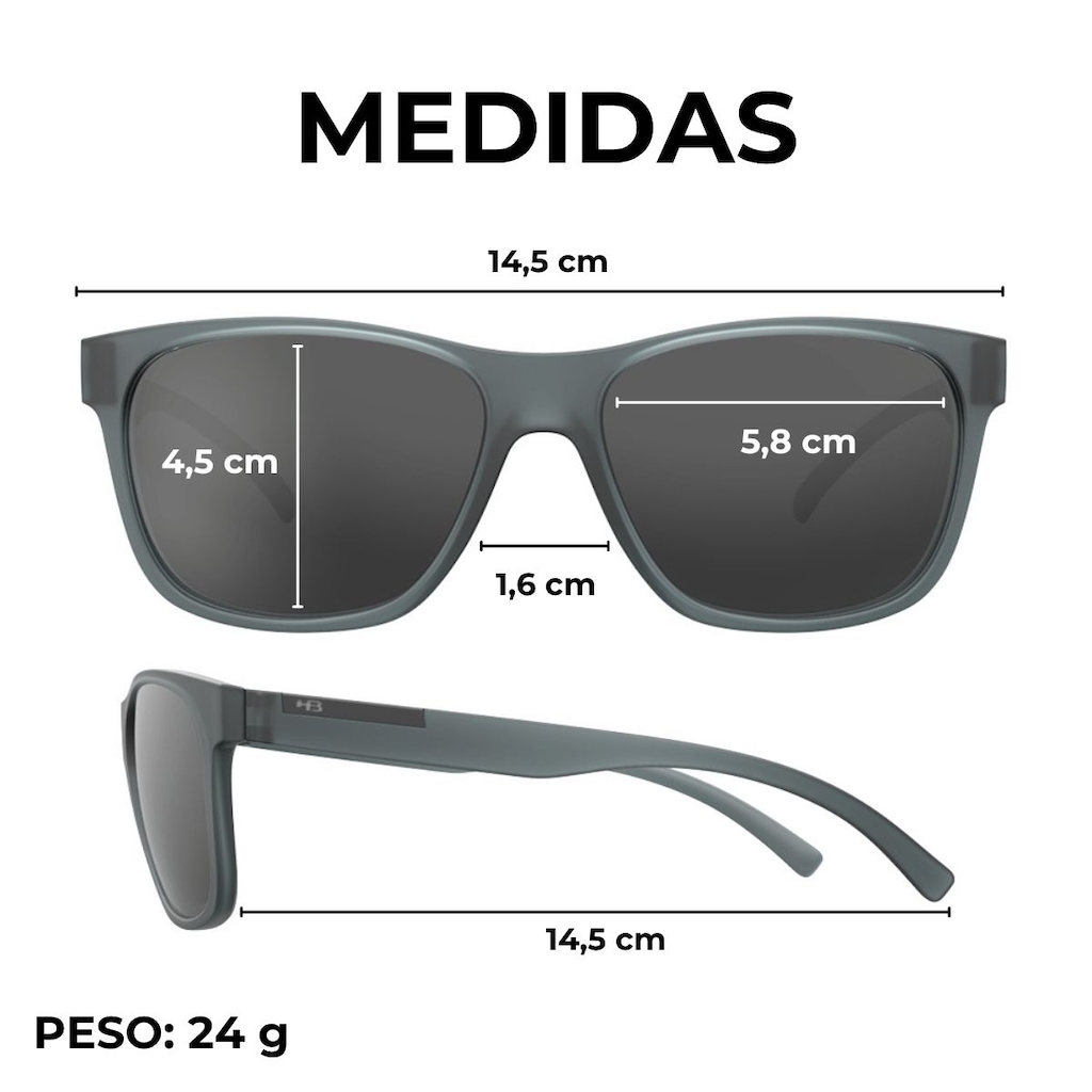 Imagem 4 do produto Óculos de sol HB Underground Greenish Gradient