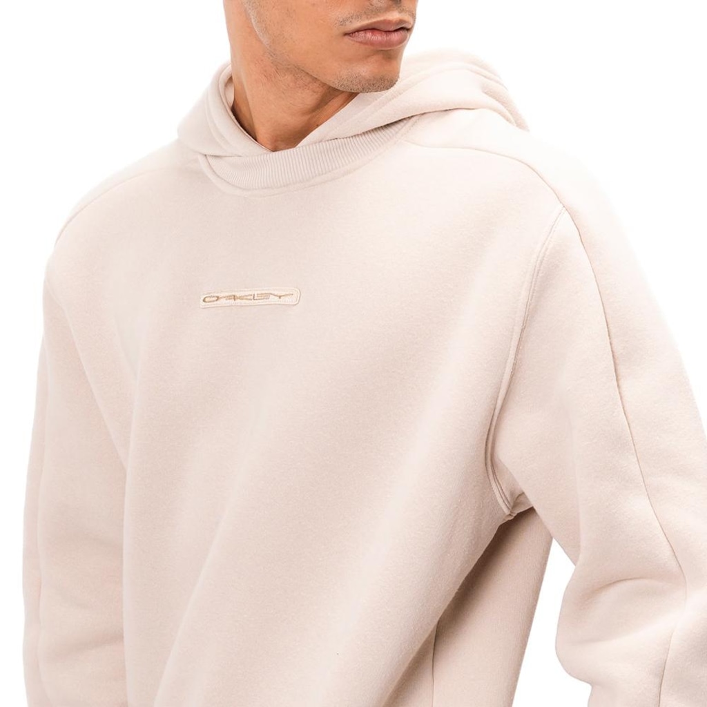 Imagem 3 do produto Blusão de Moletom Masculino Oakley Canguru Soho WT25 Humus com capuz
